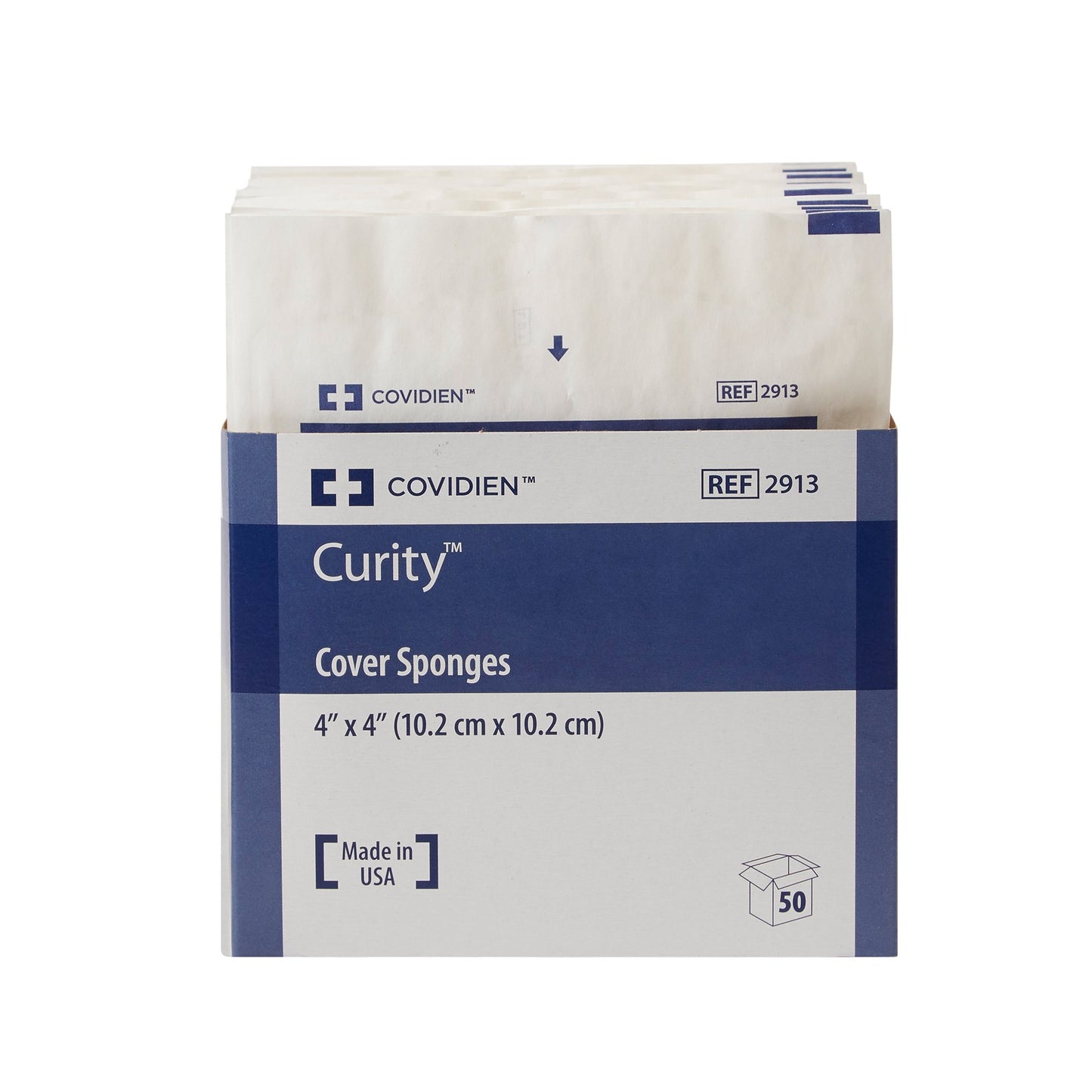 Curity™ Sterile Nonwoven Sponge, 4 x 4 Inch, 4-Ply