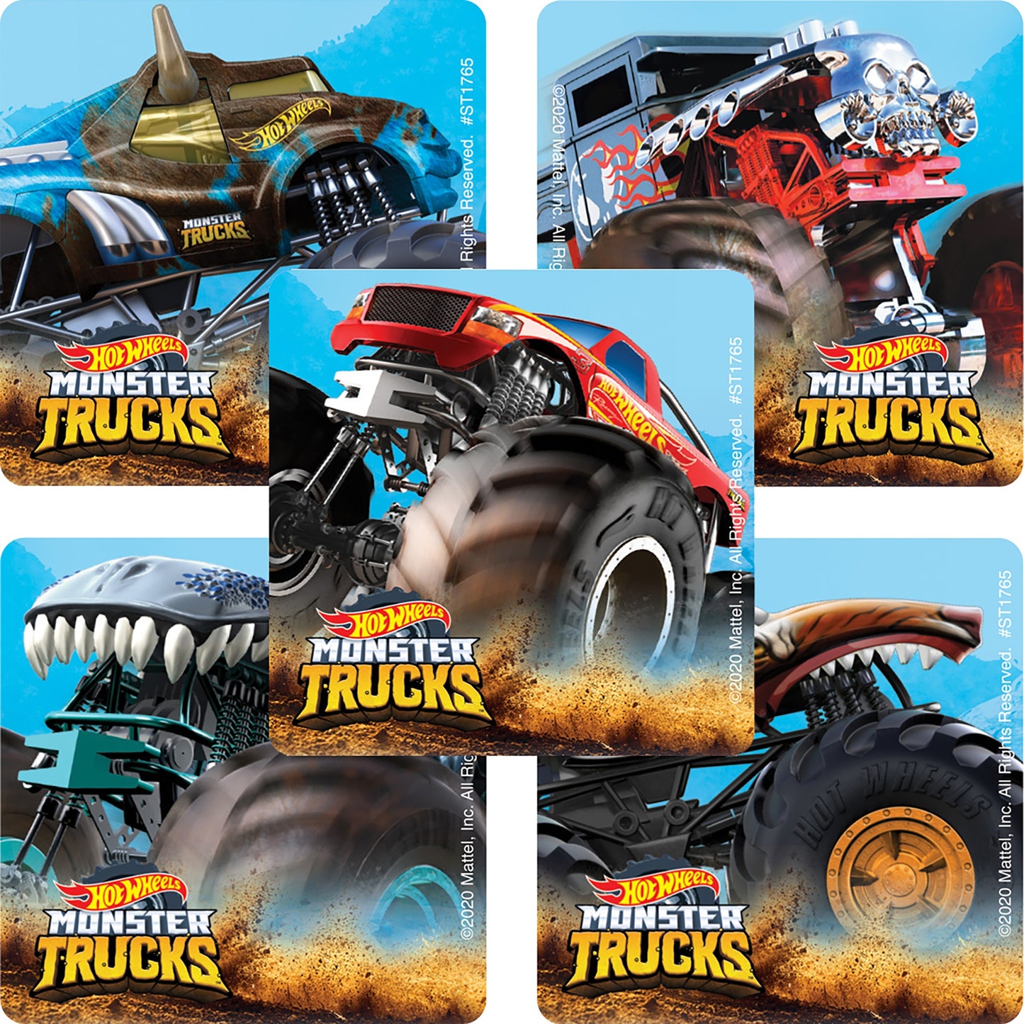 HOT WHEELS MONSTER TRUCKS 2 1/2" (100/BX)
