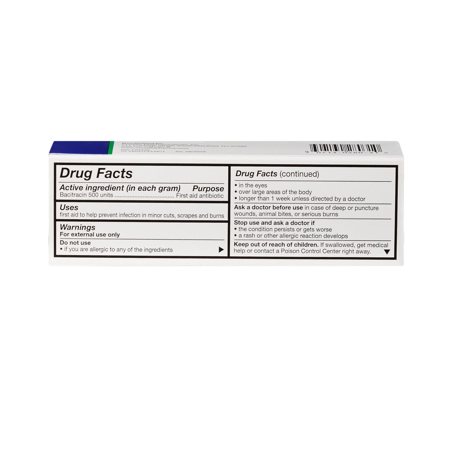 G & W® Bacitracin First Aid Antibiotic, 1-ounce tube