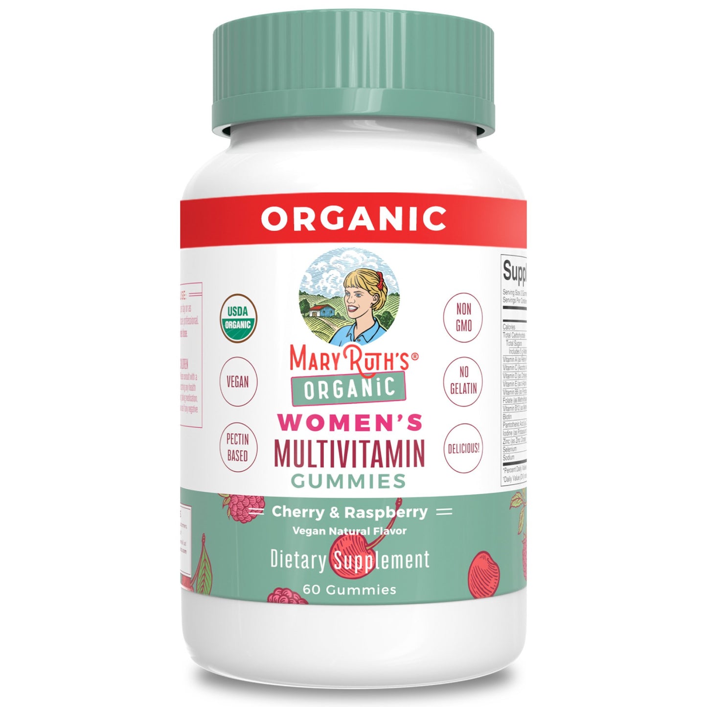 GUMMIE ORGANIC WMNMULTIVITMN STRWBRY 60CT (6/CS