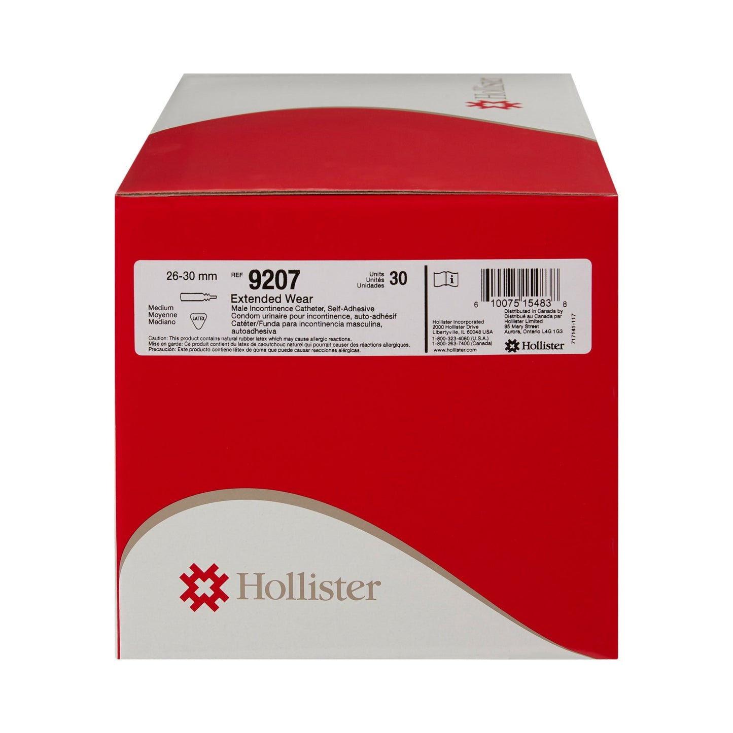 Hollister Extended™ Male External Catheter, Medium