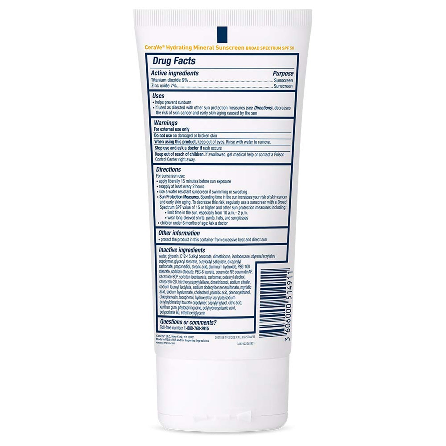 LOTION SUN BODY SPF505OZ