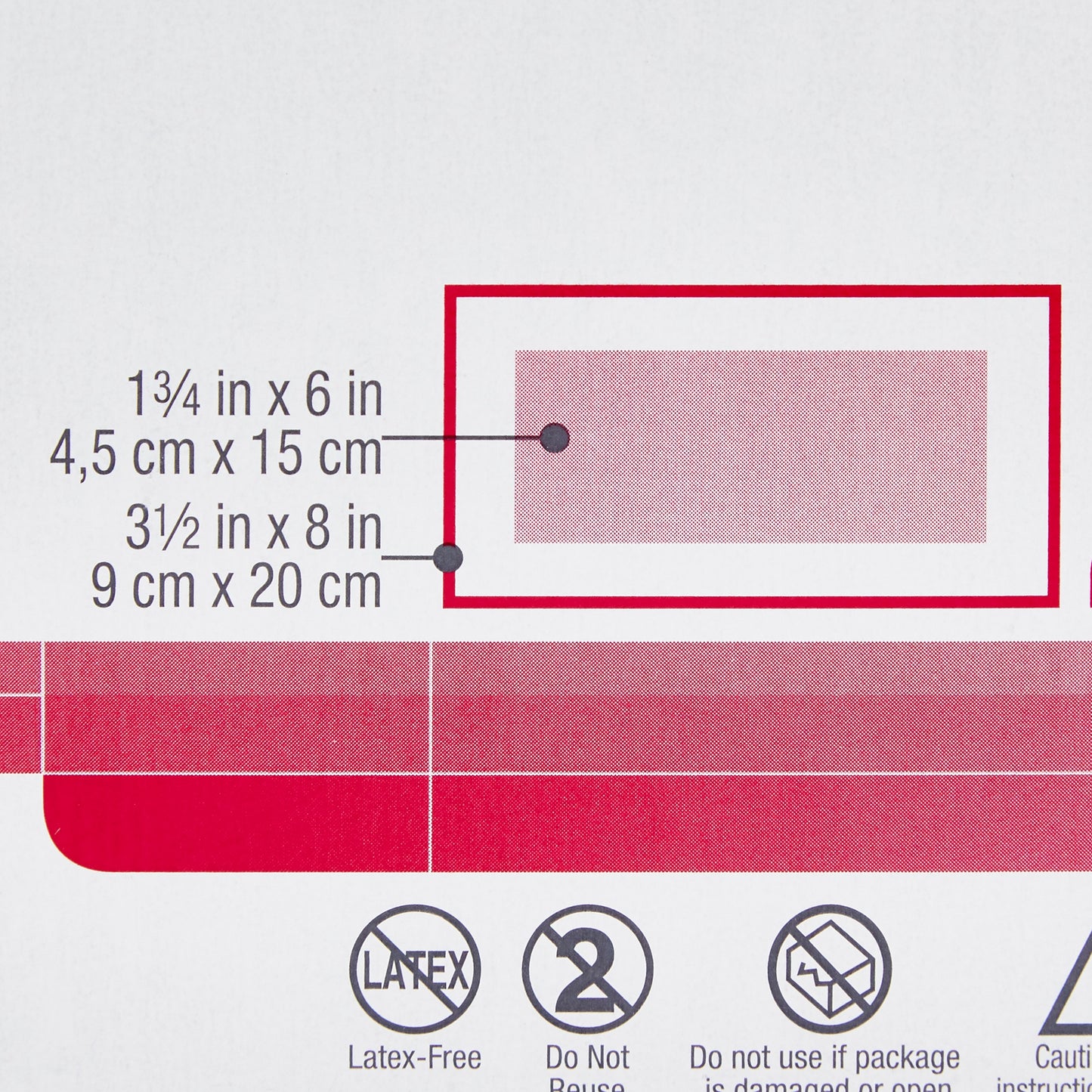 3M™ Medipore™ + Pad Soft Cloth Adhesive Dressing, 3½ x 8 Inch