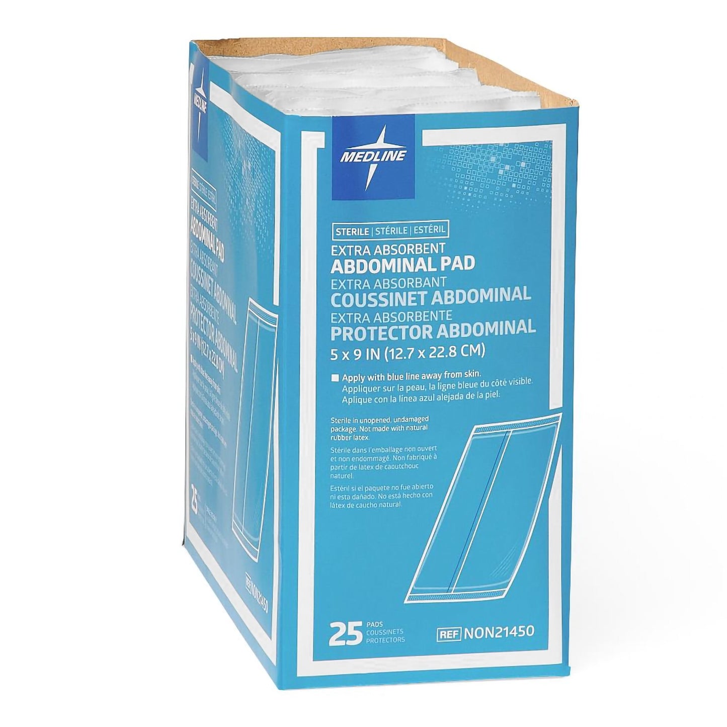 ABDOMINAL STR 5"X9" (25/BX 16BX/CS) MEDLNE