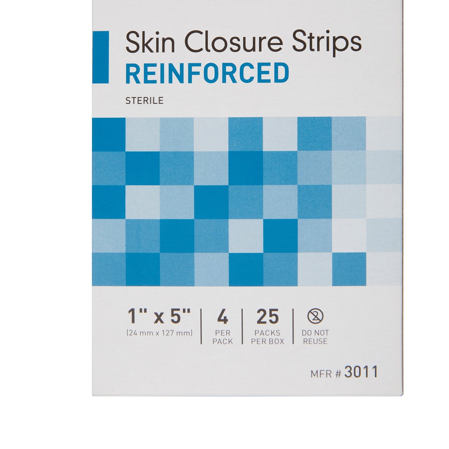 McKesson Skin Closure Reinforced Strip, 1 X 5 Inch