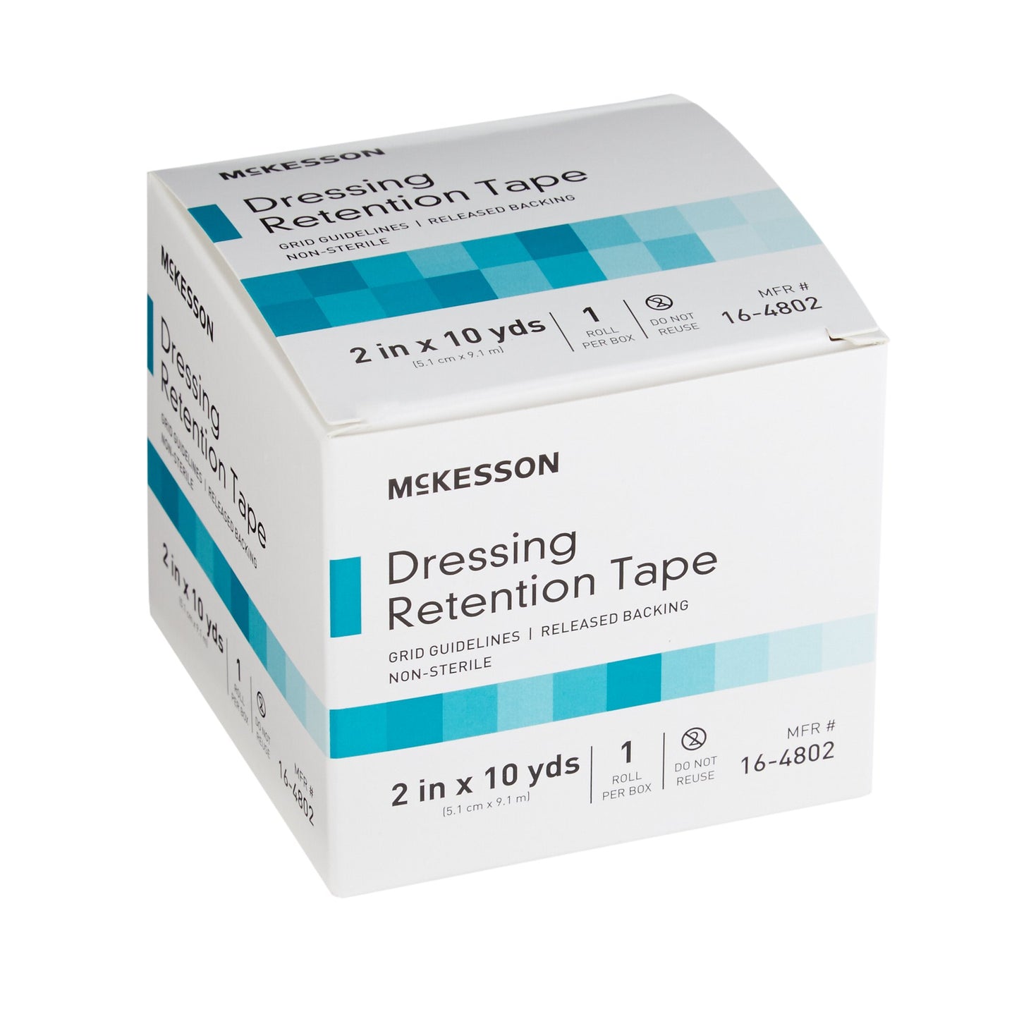 McKesson Nonwoven Fabric Dressing Retention Tape, 2 Inch x 10 Yard
