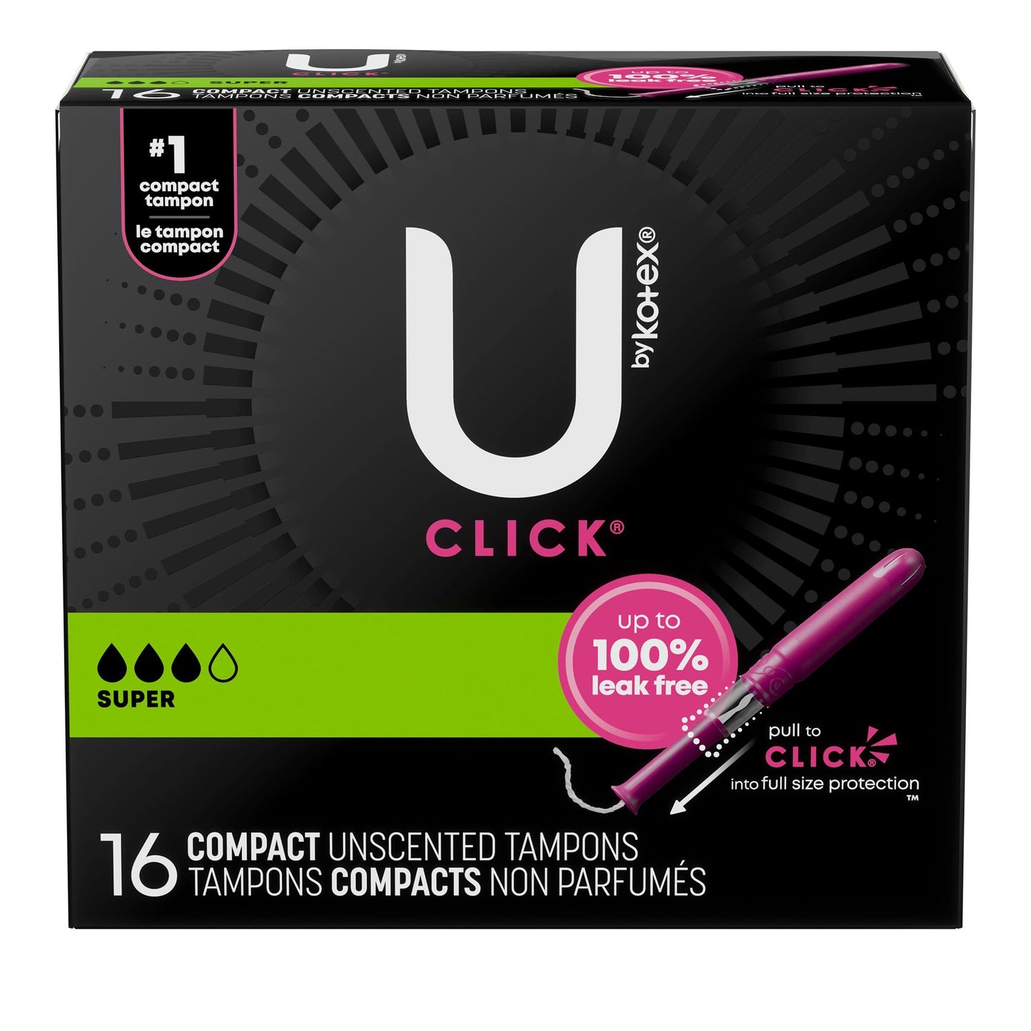 U By Kotex® Click® Compact Tampon