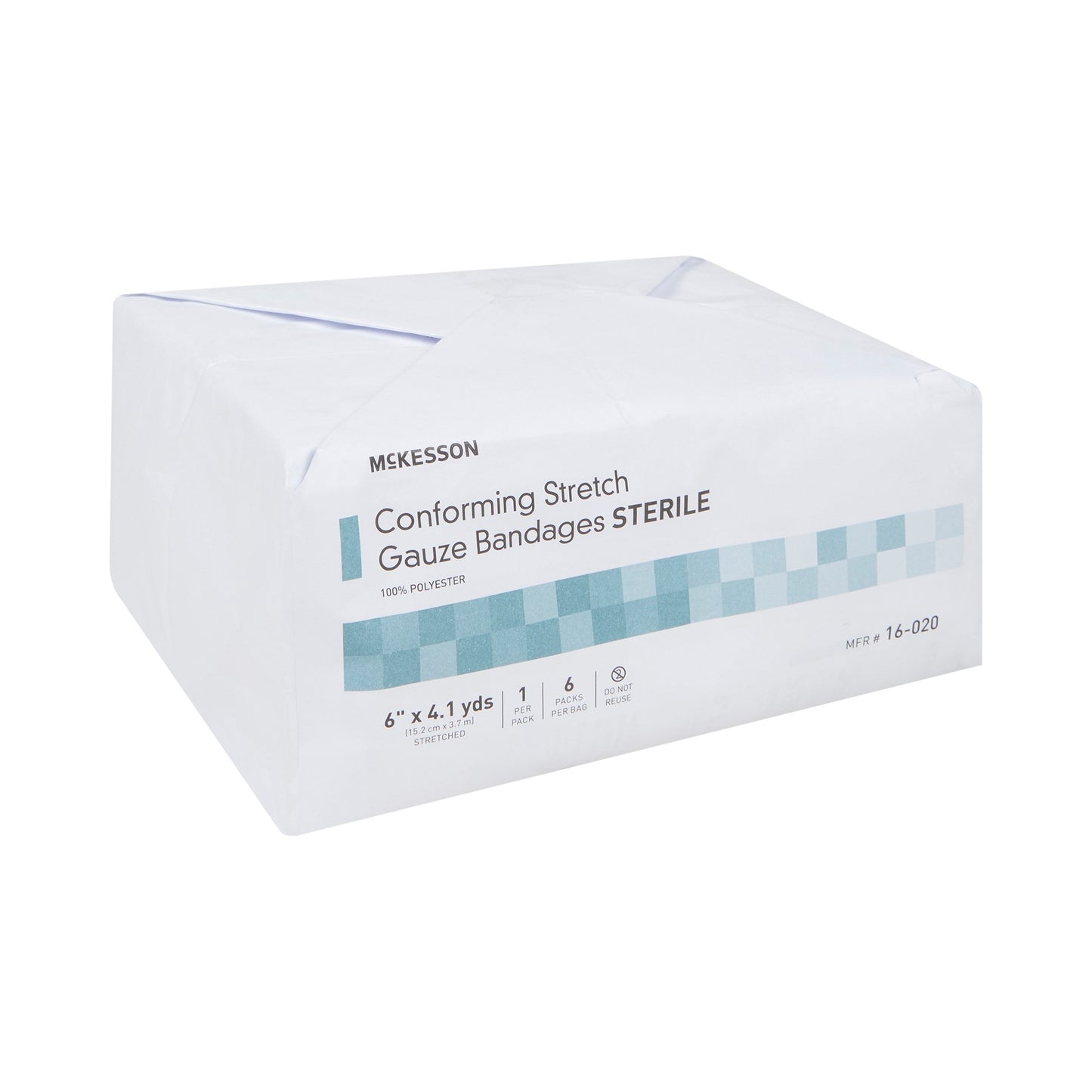 McKesson Sterile Conforming Bandage, 6 Inch x 4-1/10 Yard