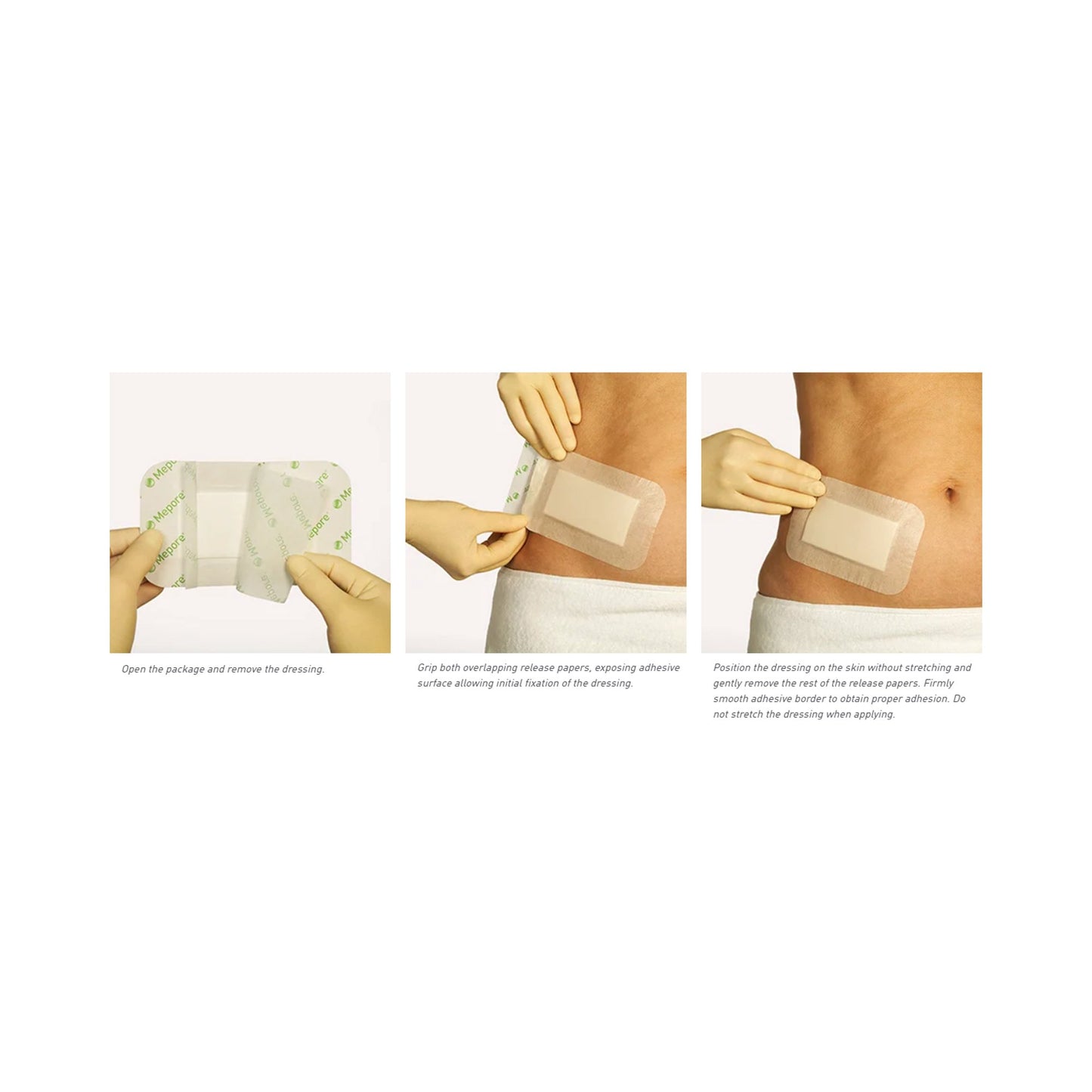 Mepore® Pro White Adhesive Dressing, 3 x 4 inch