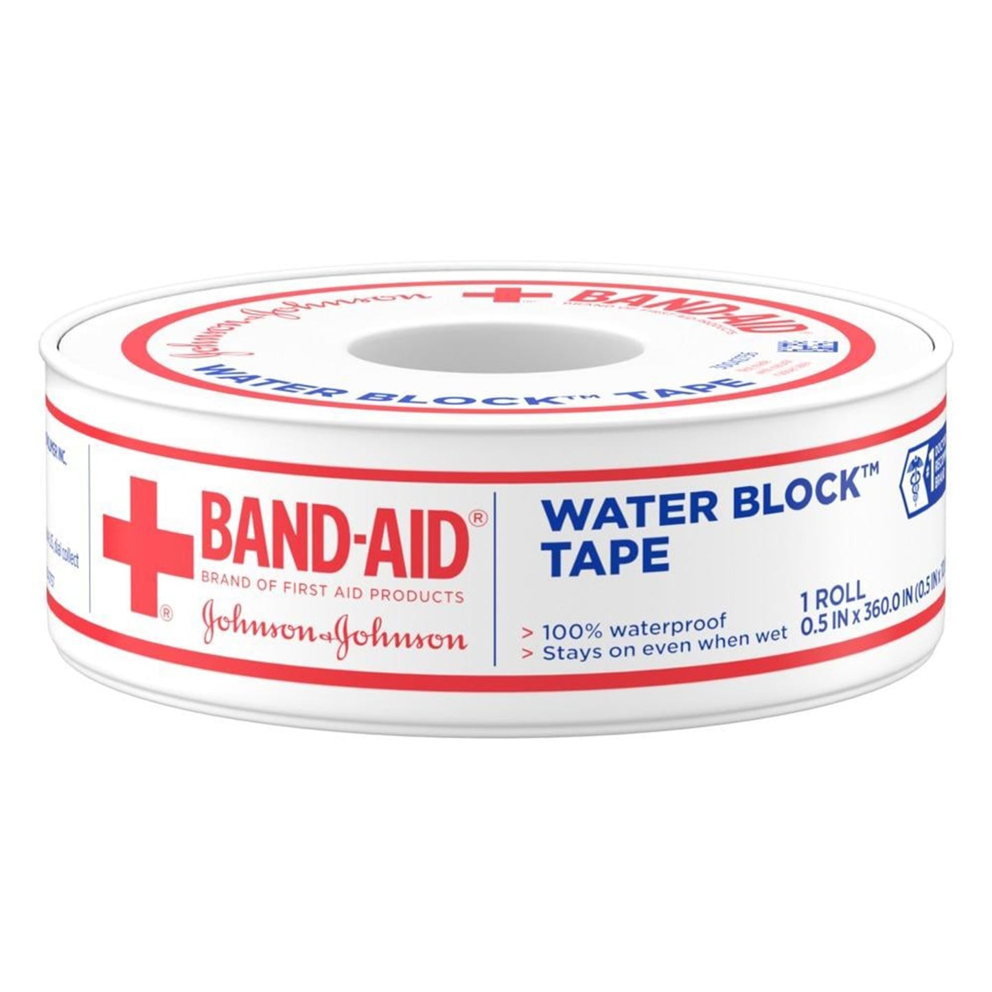 Band-Aid® Water Block™ Tape, 1 Inch x 10 Yard