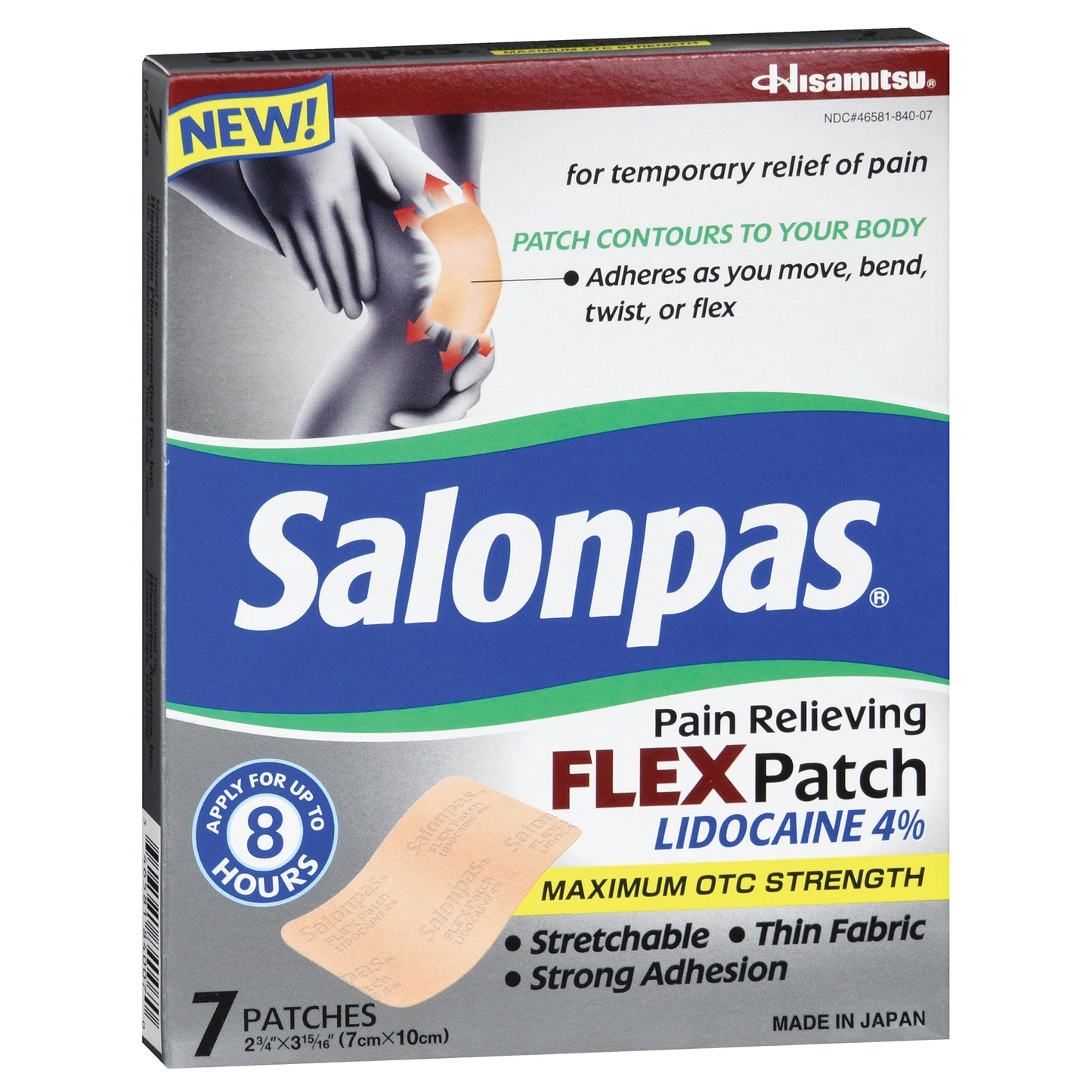 Salonpas® Lidocaine Topical Pain Relief Patch