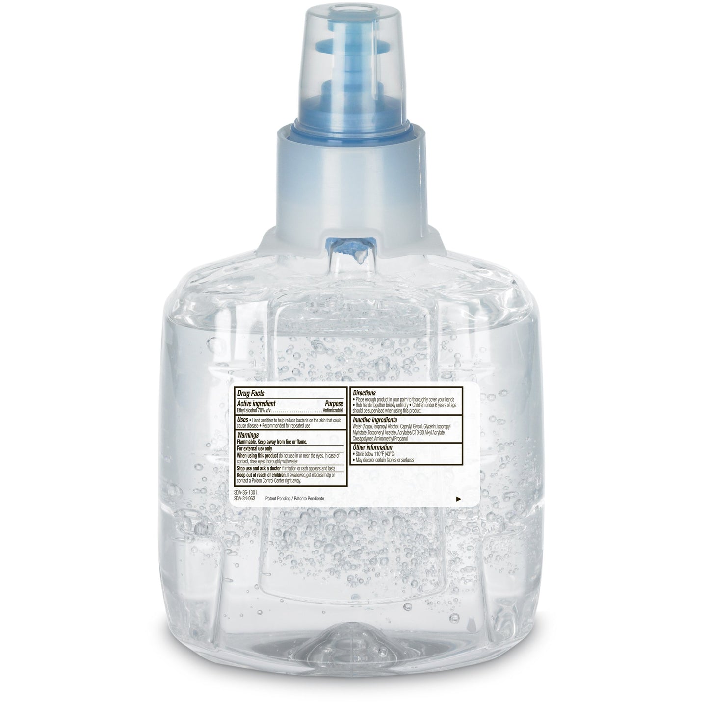 Purell® Advanced Hand Sanitizer 1,200 mL 70% Ethyl Alcohol Gel Green Certified