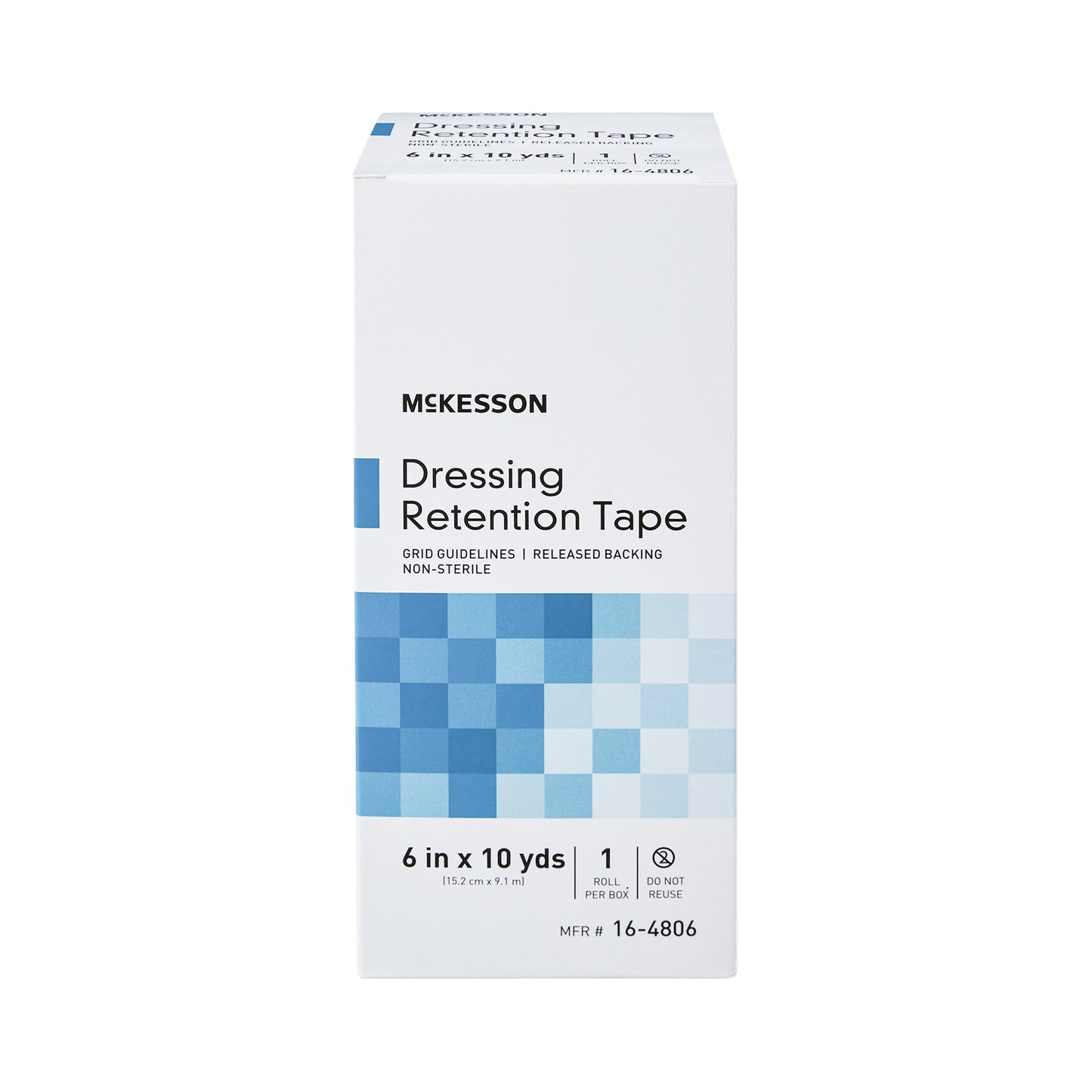 McKesson Nonwoven Fabric Dressing Retention Tape, 6 Inch x 10 Yard
