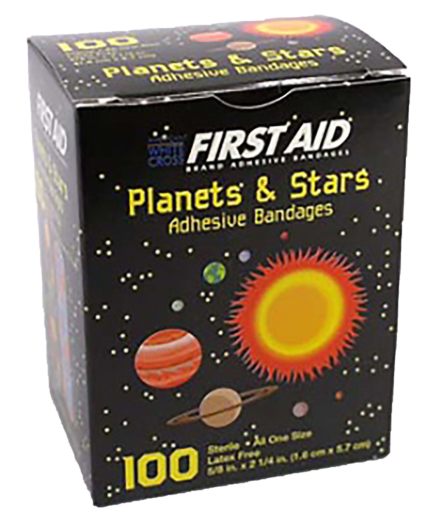American White Cross First Aid Kid Design, Planets and Stars, Adhesive Strips