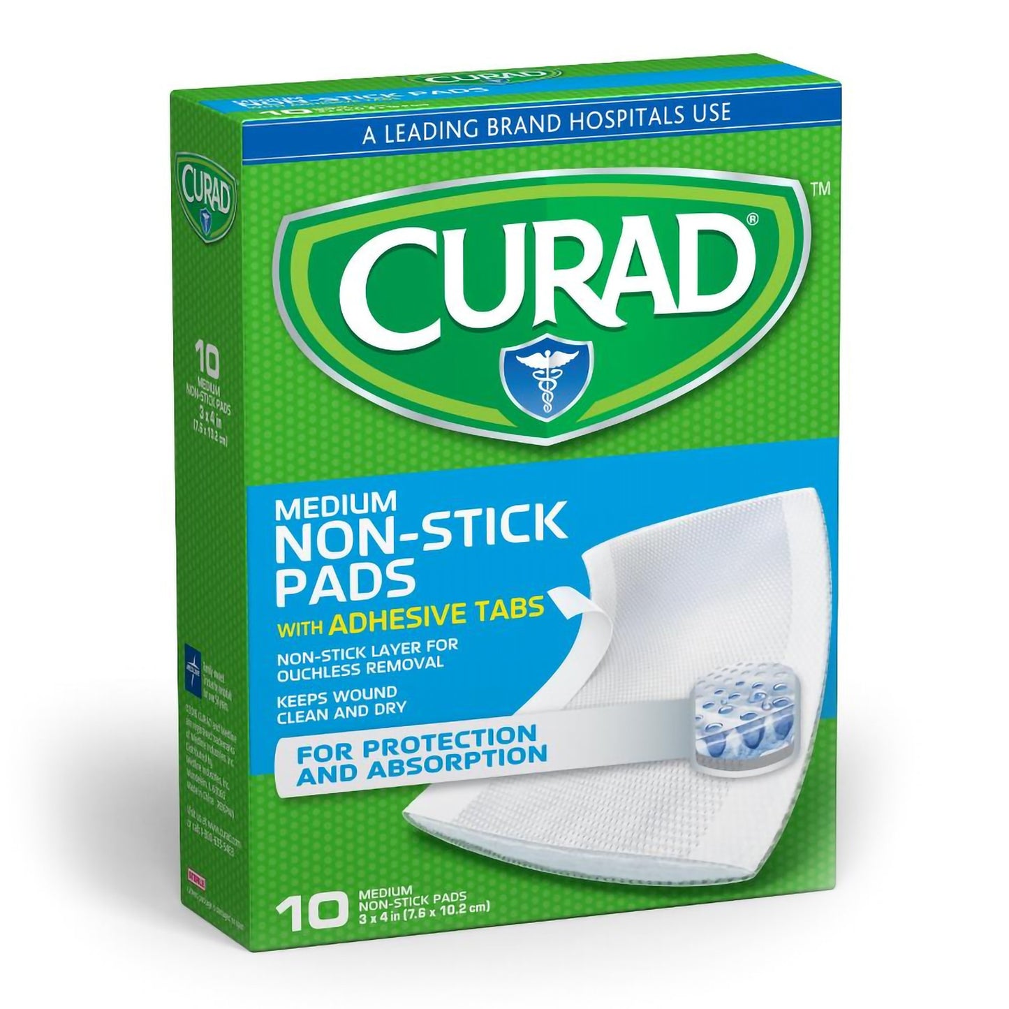 Curad® Adhesive Strip, 3 x 4 Inch