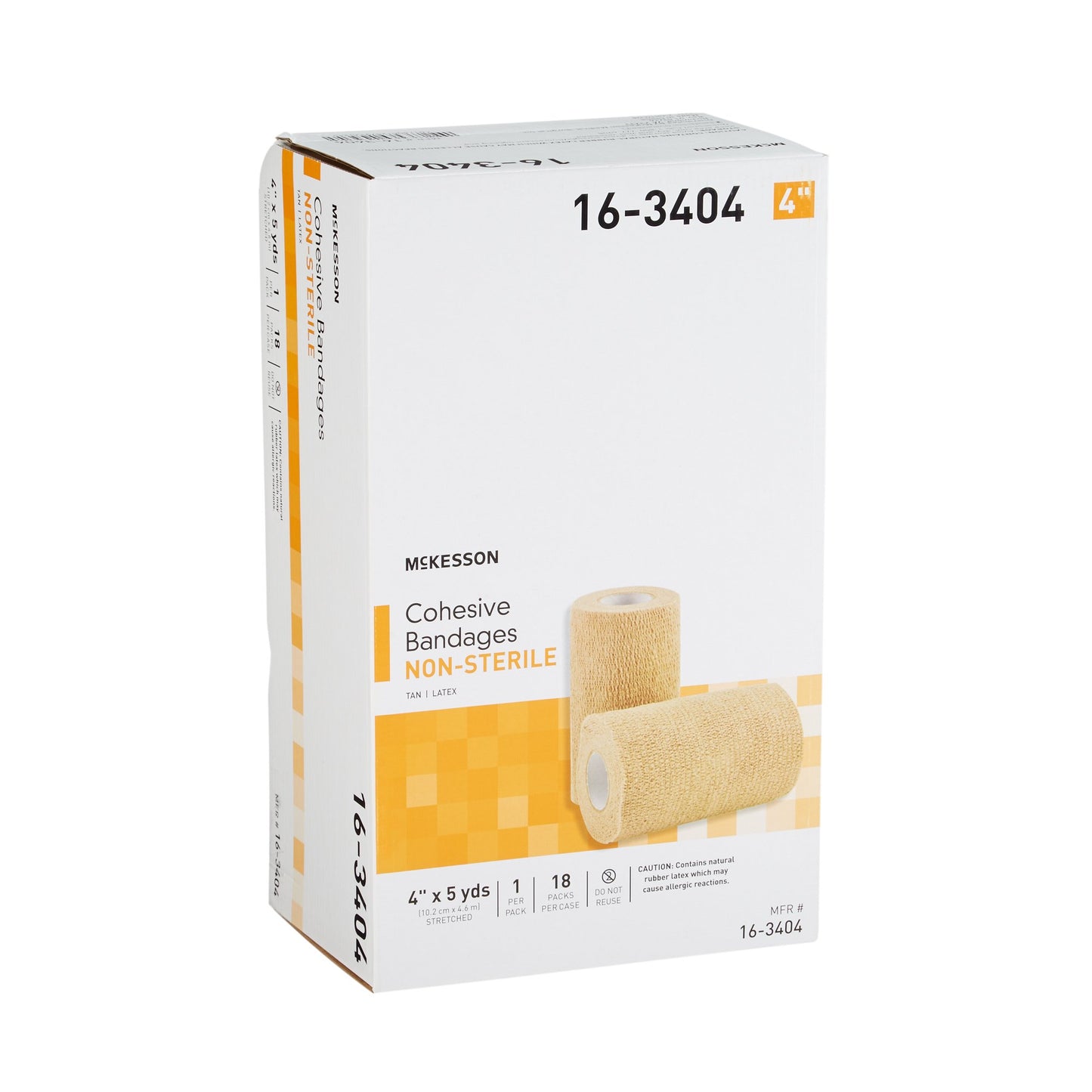 McKesson Self-adherent Closure Cohesive Bandage, 4 Inch x 5 Yard