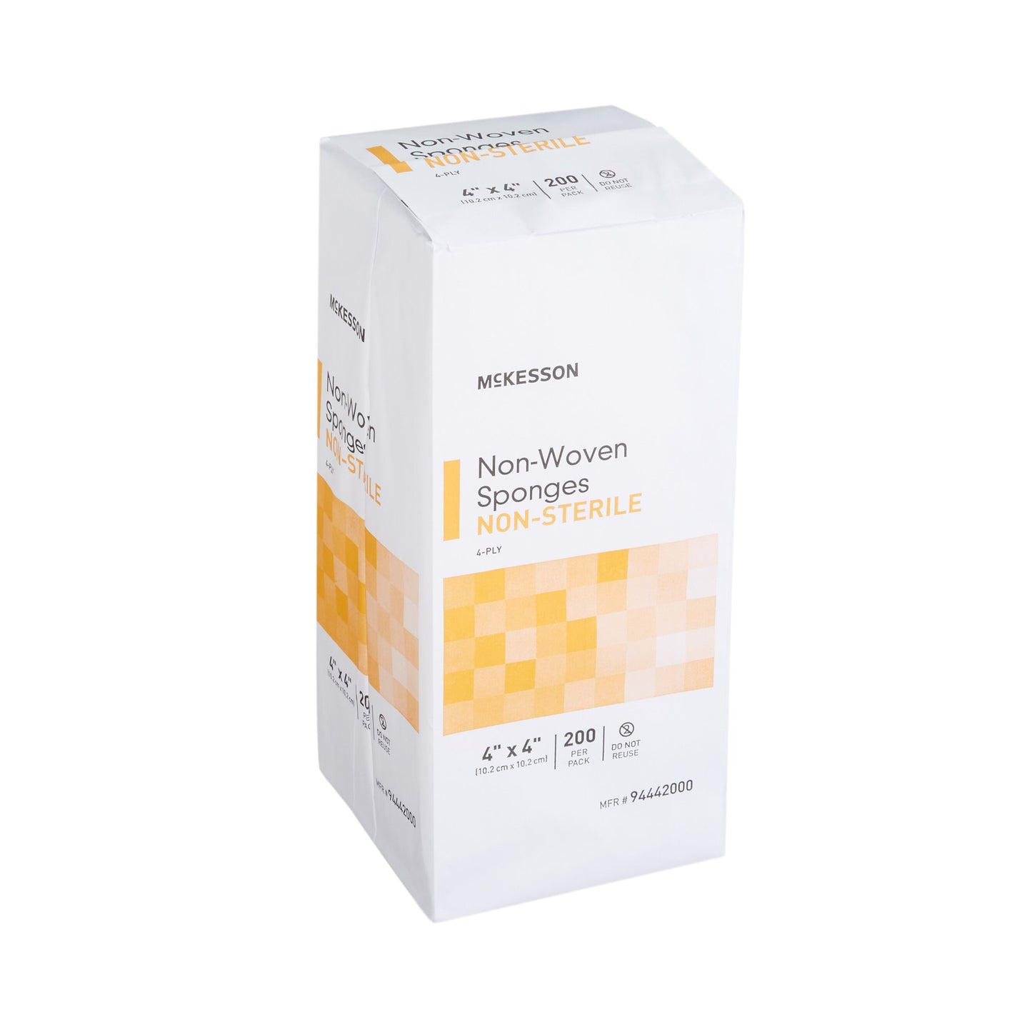 McKesson Nonwoven Sponge, 4 x 4 Inch, 4-Ply