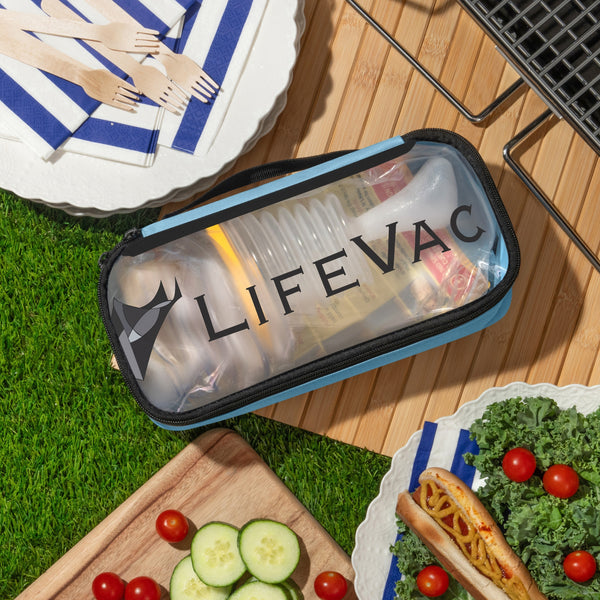 LifeVac Travel Kit – Portable Choking Rescue Device, Travel Bag – Blue