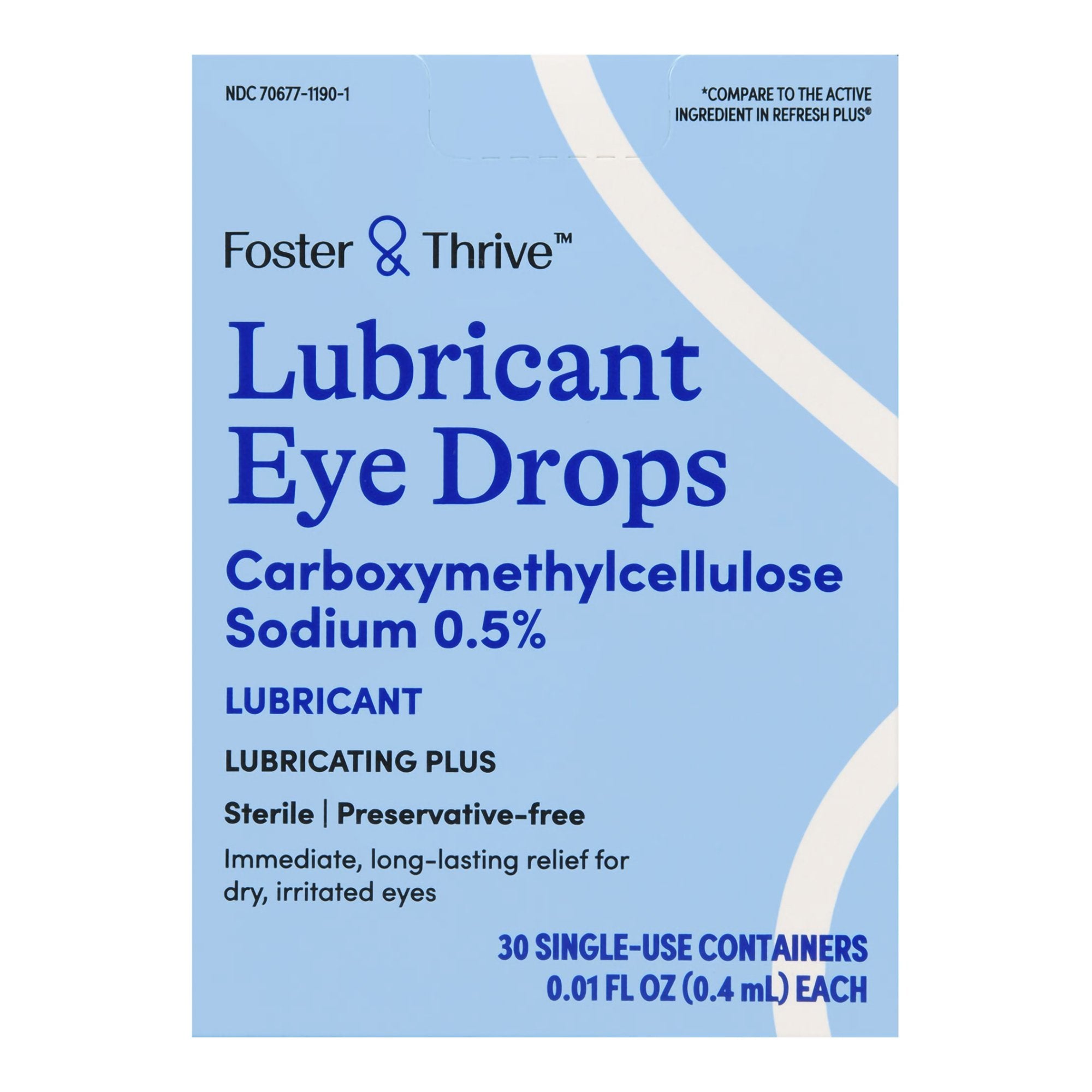 Foster & Thrive™ Lubricating Plus Lubricant Eye Drops Single-Use ...