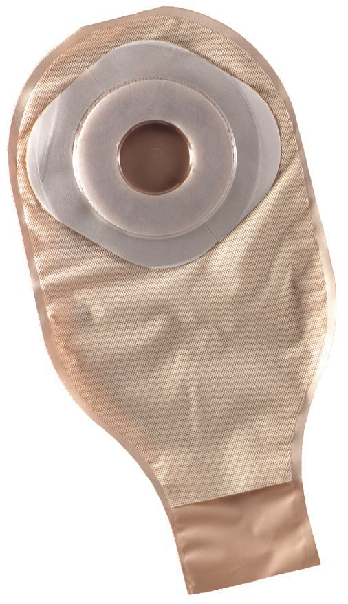 ActiveLife® One-Piece Transparent Colostomy Pouch, 12-Inch Length, 1¼ Inch Stoma