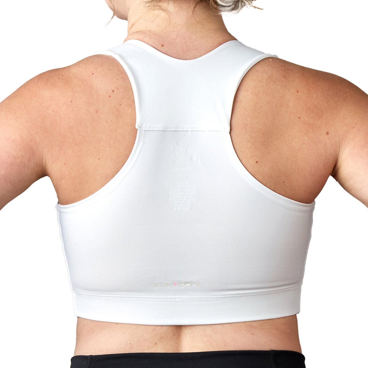 Larissa™ Post-Surgical Bra, White, Queen Size