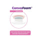 ConvaFoam™ Silicone Adhesive Foam Dressing, 7 x 8 Centimeter Sacral