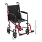 McKesson Transport Chair, 19-Inch Seat Width