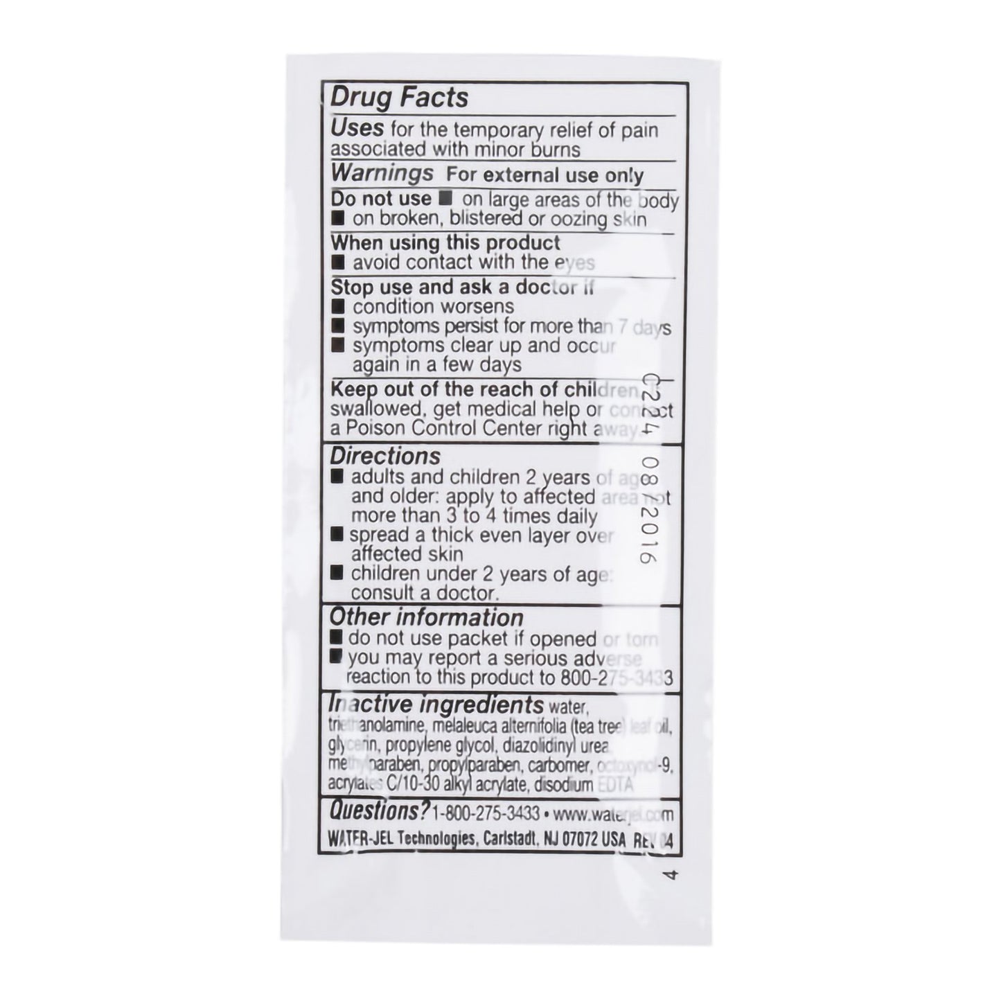 Water Jel® Burn Jel® Burn Relief