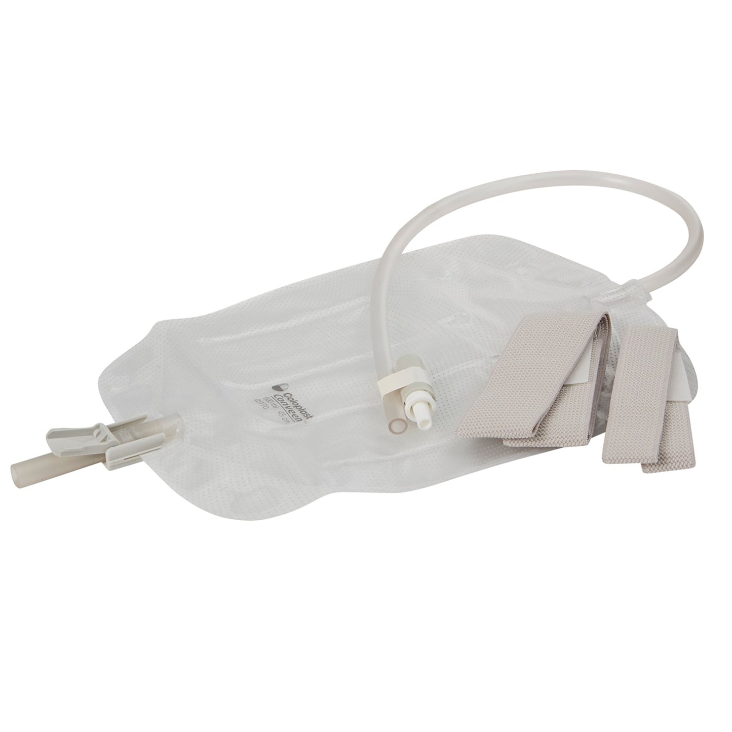 Conveen® Contour Urinary Leg Bag: Anti-Reflux Valve, Polyethylene/Flocked, 600mL