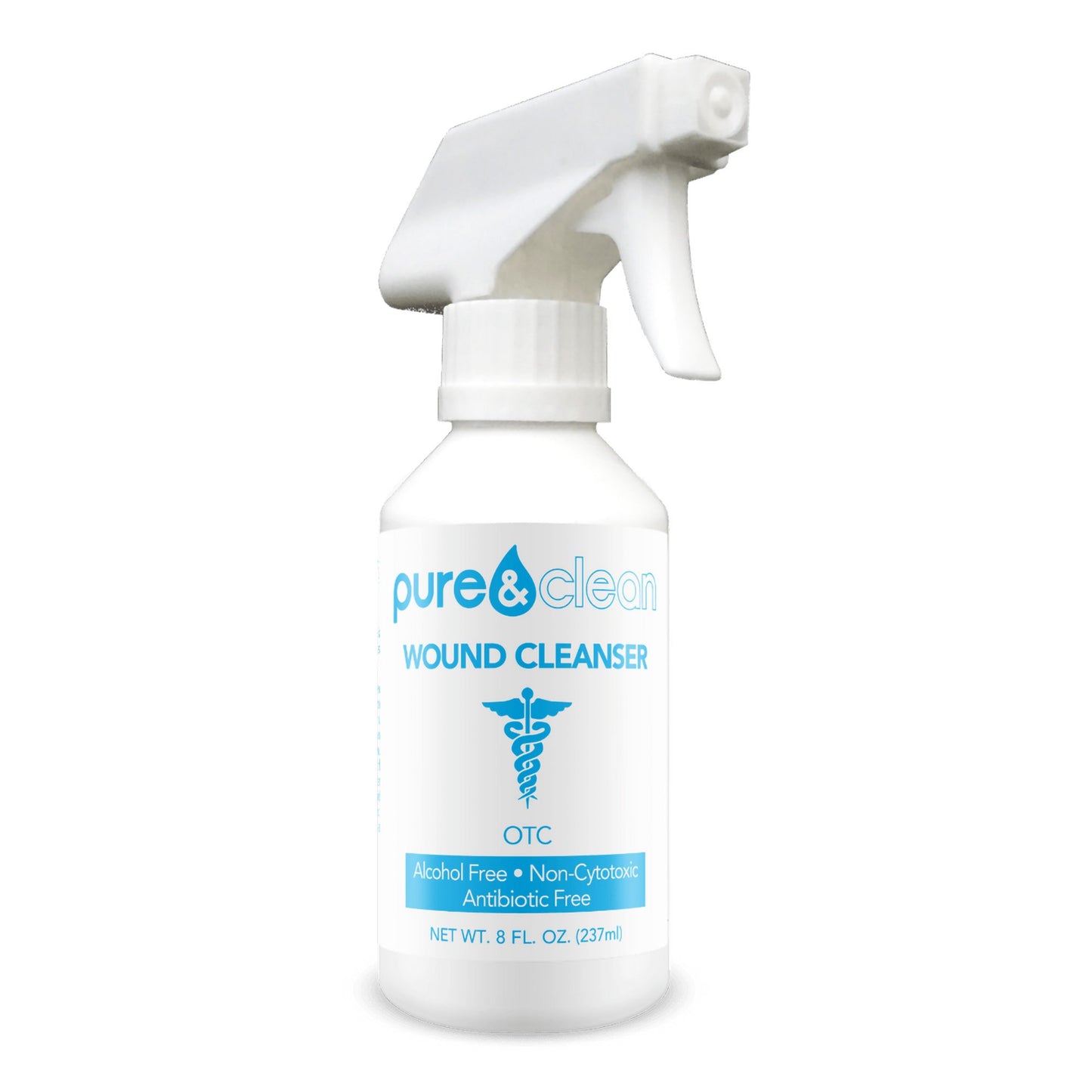 Pure & Clean Wound Cleanser, 8-ounce pump bottle