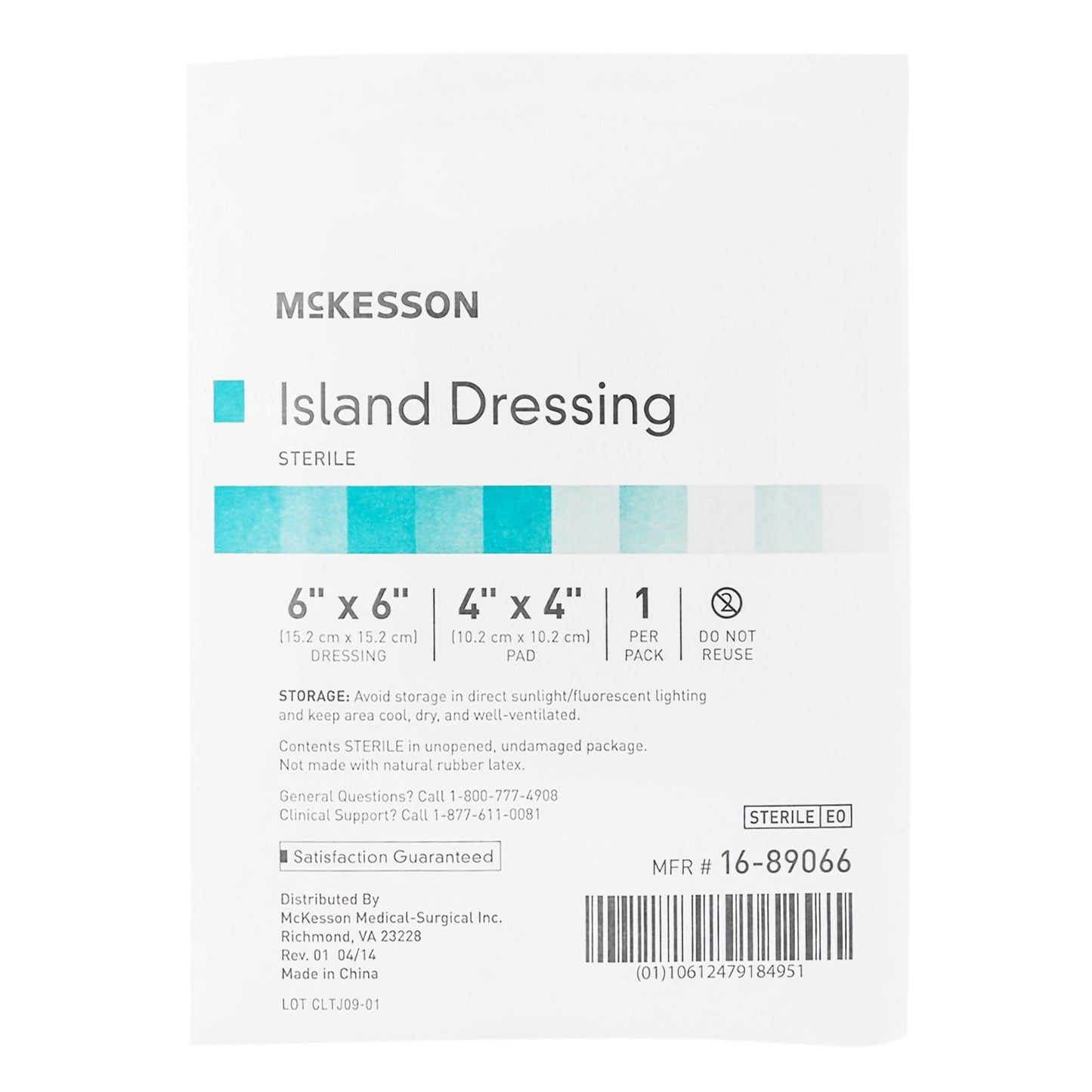 McKesson Adhesive Dressing, 6 x 6 Inch