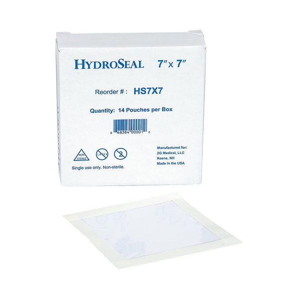 HydroSeal IV Site Barrier Protector, Clear, 7 x 7 inch, Disposable