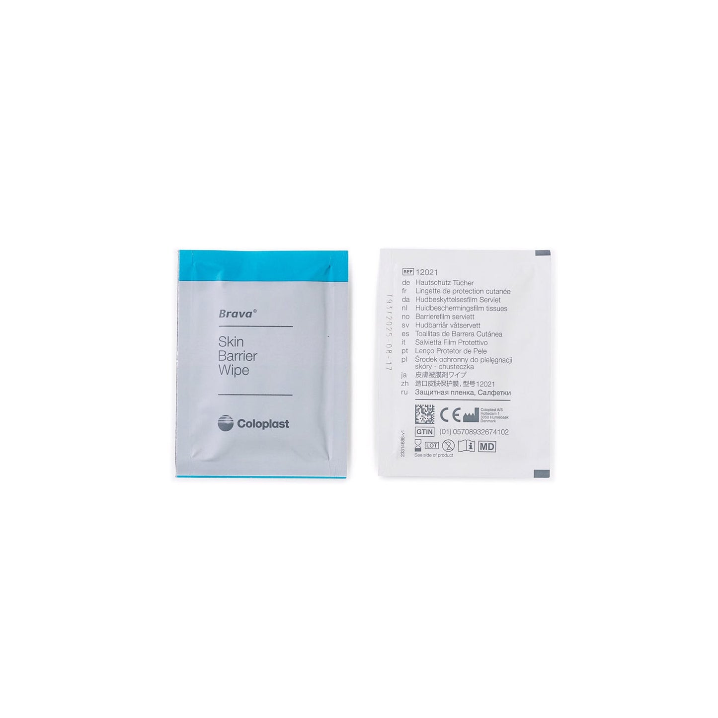 Brava® Sting-Free Skin Barrier Wipes, 2.75 x 4 Inch