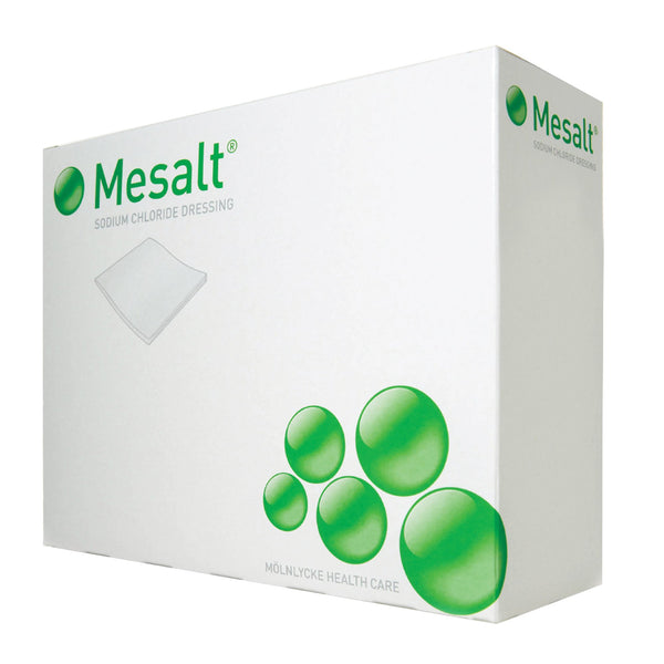 Mesalt® Sodium Chloride Impregnated Dressing, 4 x 4 Inch / 2 x 2 Inch Folded