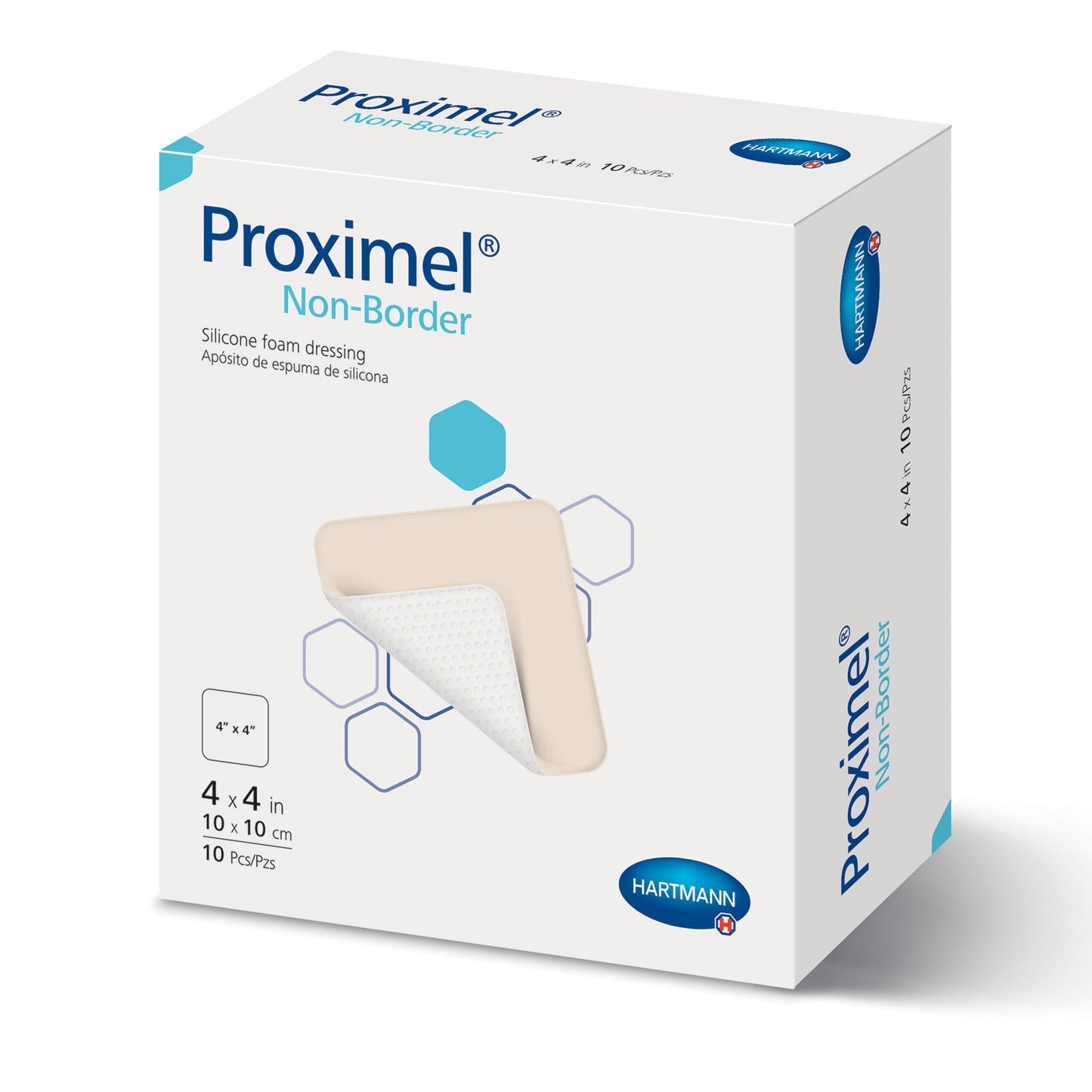 Wound Proximel Sil N/Bordered 4X4" (10/Bx 6Bx/Cs)