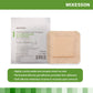 McKesson Silicone Adhesive with Border Silicone Foam Dressing, 3 x 3 Inch