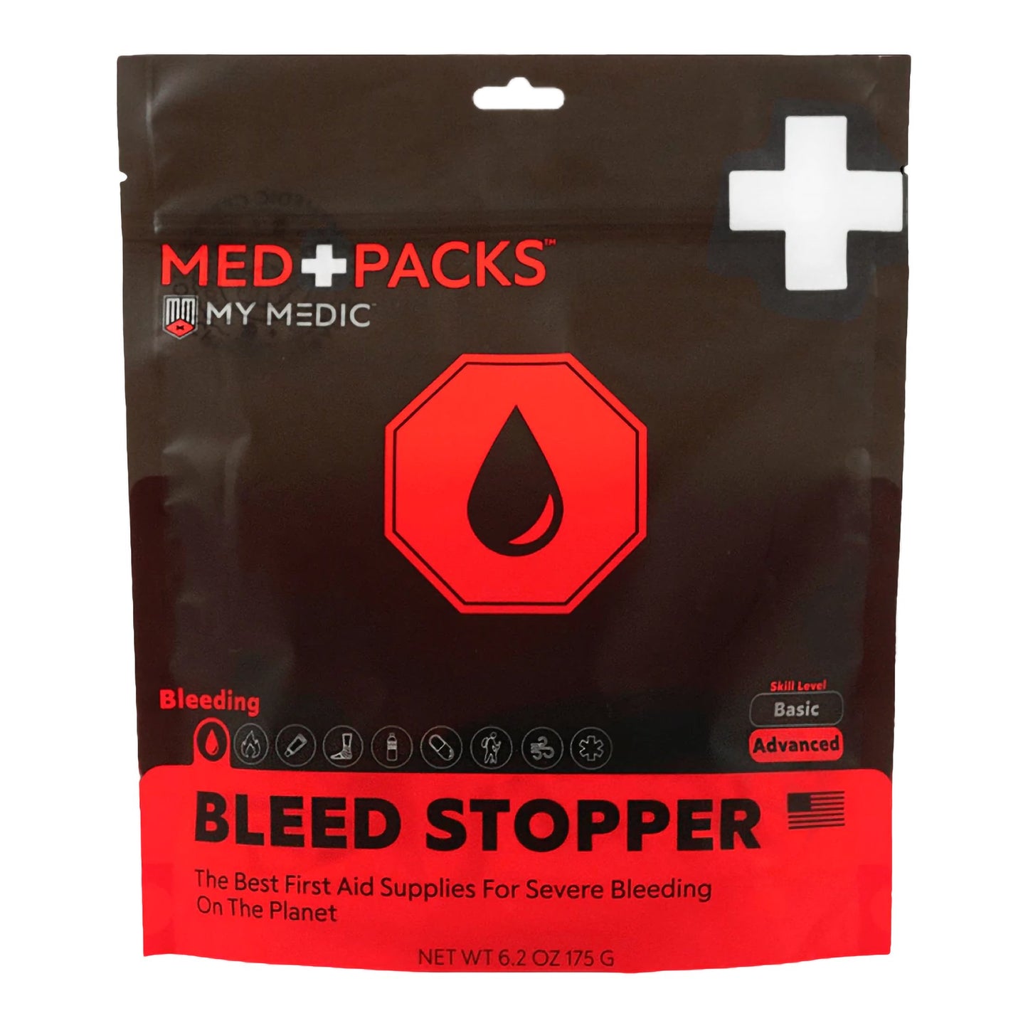 Med Packs™ First Aid Kit to Stop Bleeding – Emergency Supplies in Portable Pouch