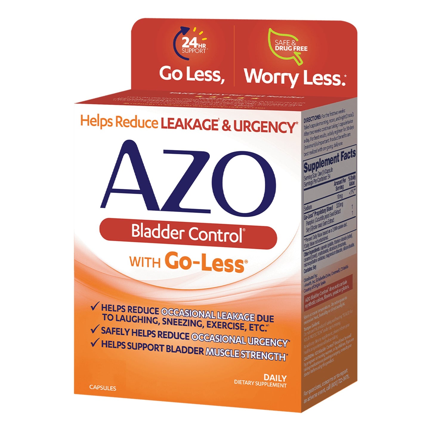 AZO® Bladder Control with Go-Less Capsules