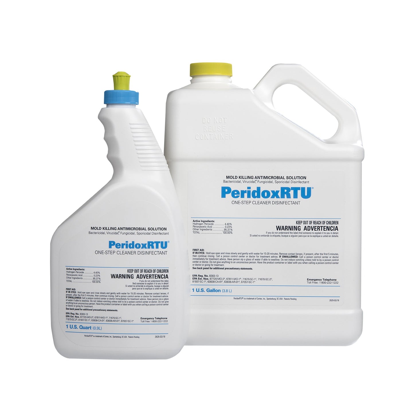 PeridoxRTU® Sporicidal Peroxide Based Surface Disinfectant Cleaner, 32 ounces