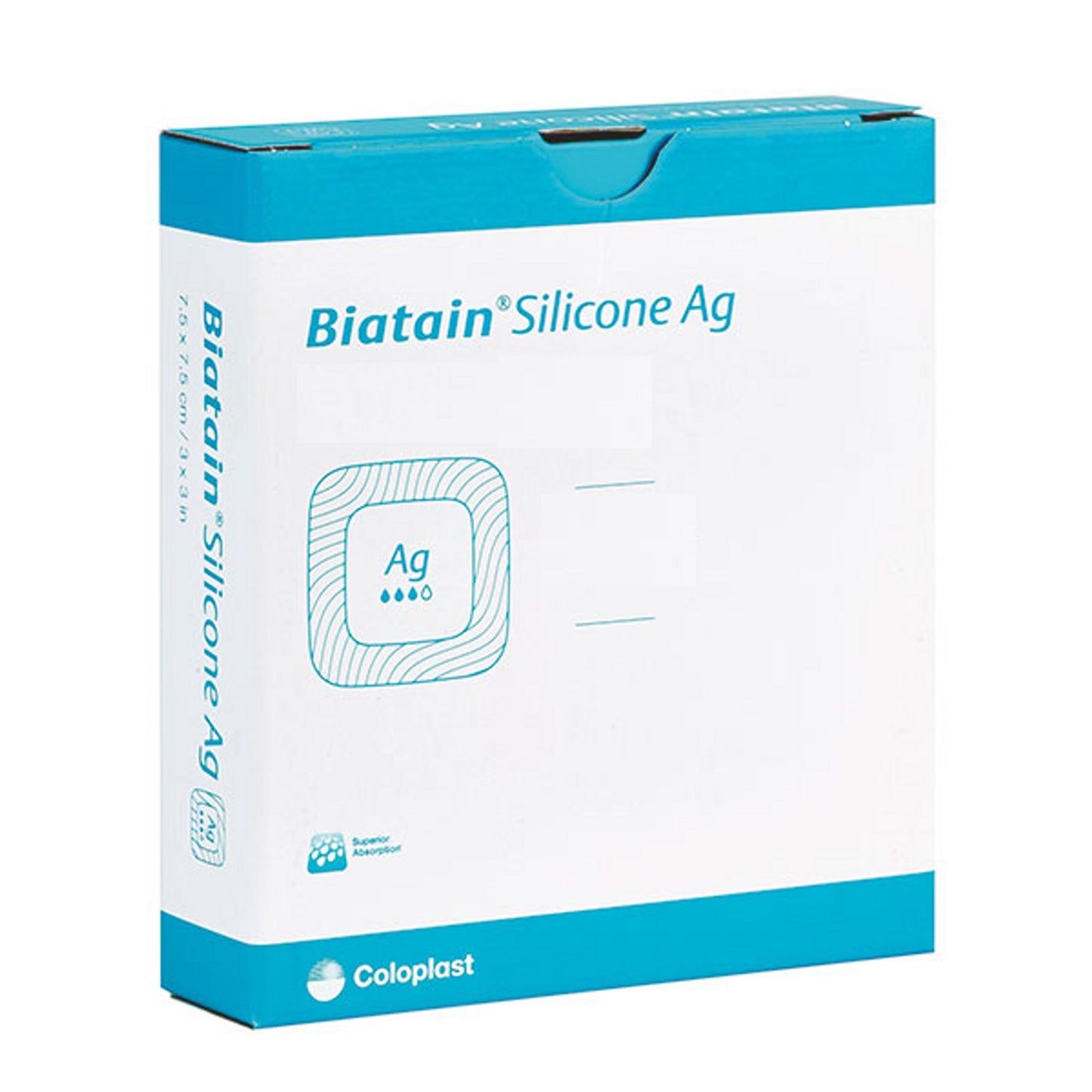 Biatain® Ag Calcium Alginate Dressing with Silver, 6 x 6 Inch