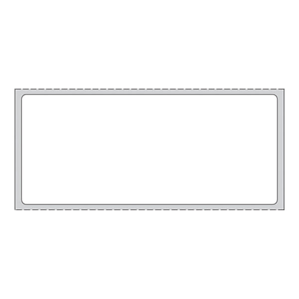 PDC® White Blank Thermal Label, 1-1/2 x 3-1/2 Inch