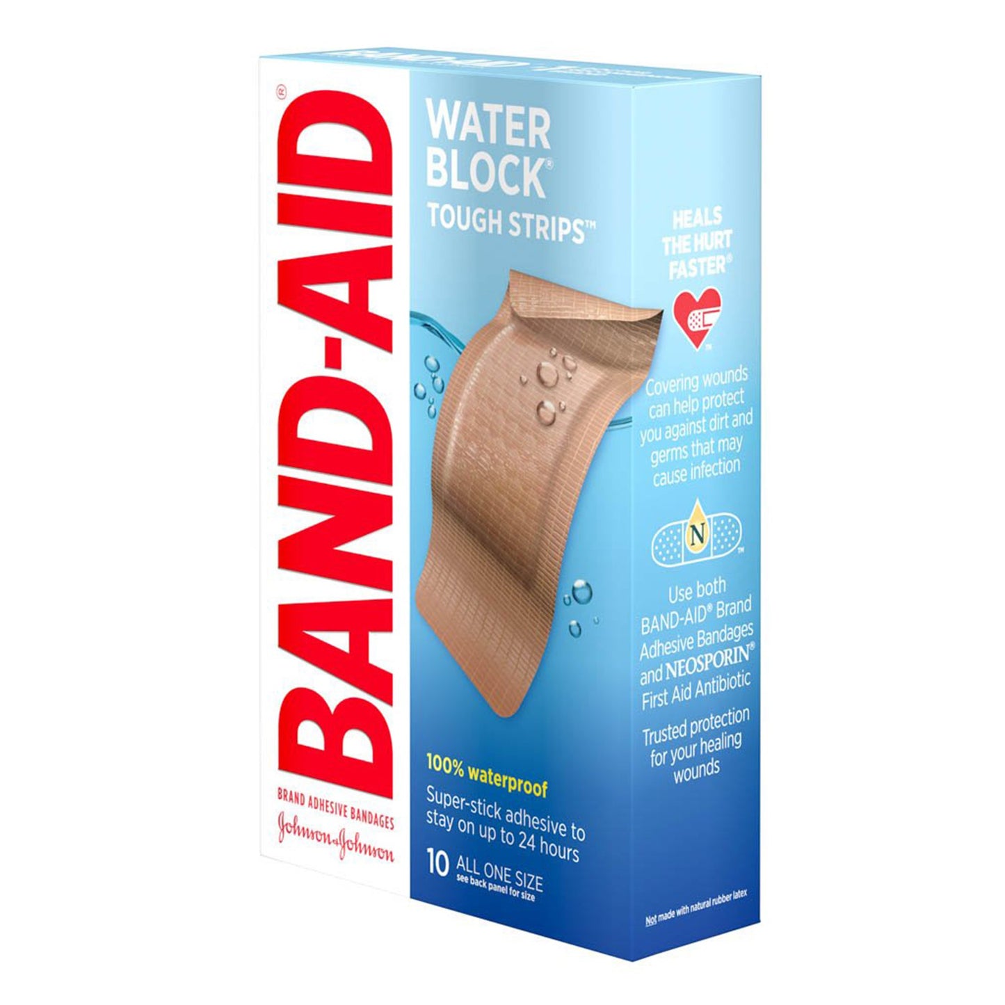 ADH BAND-AID TOUGH STRIPS (10/BX)