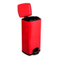 McKesson Red Square Step-On Trash Can, 8 gallon