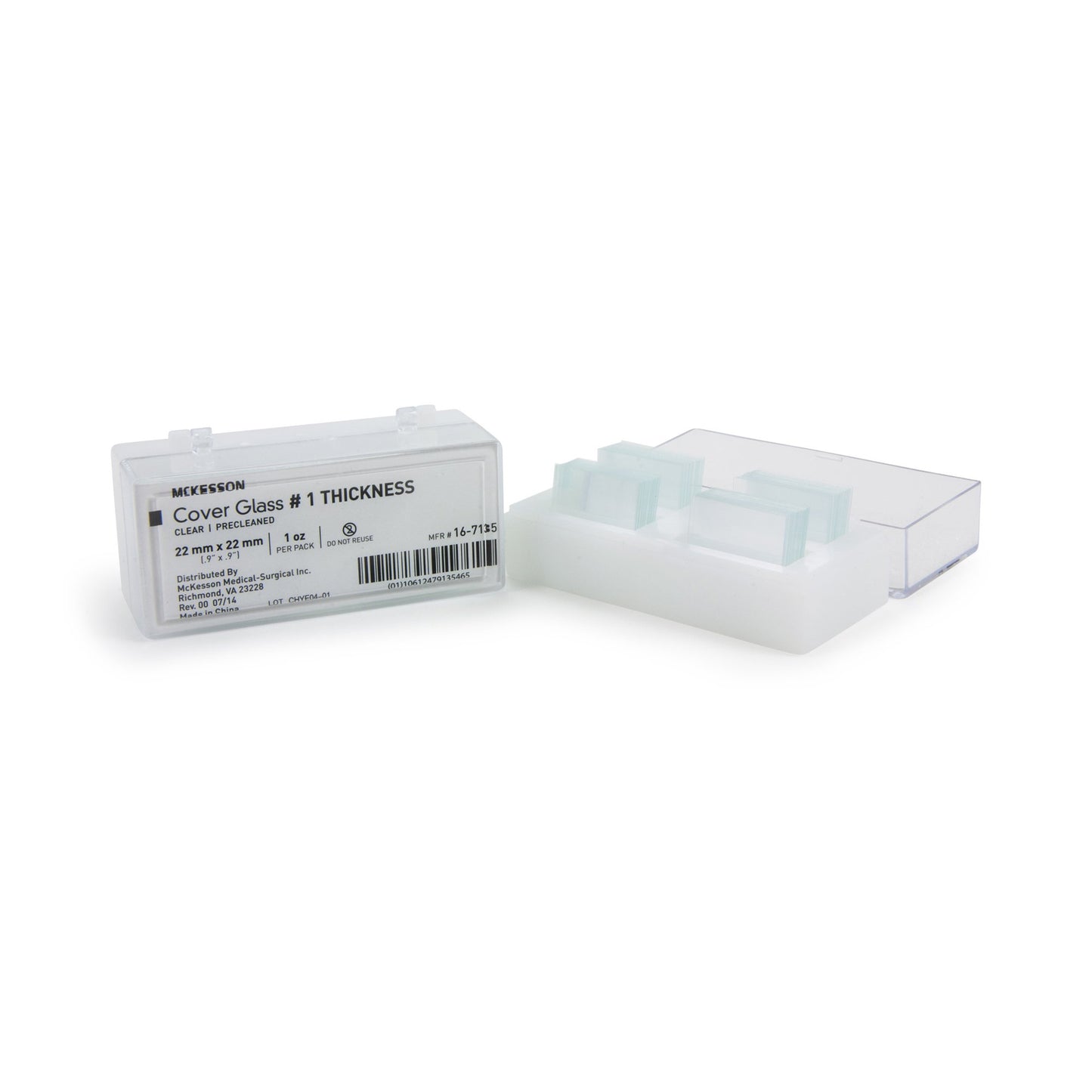 McKesson Cover Glass, 22 x 22 mm