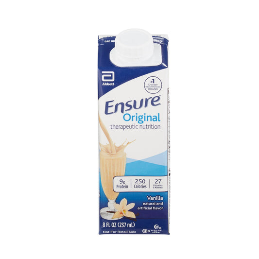 Ensure® Original Therapeutic Nutrition Shake, Vanilla, 8-ounce carton