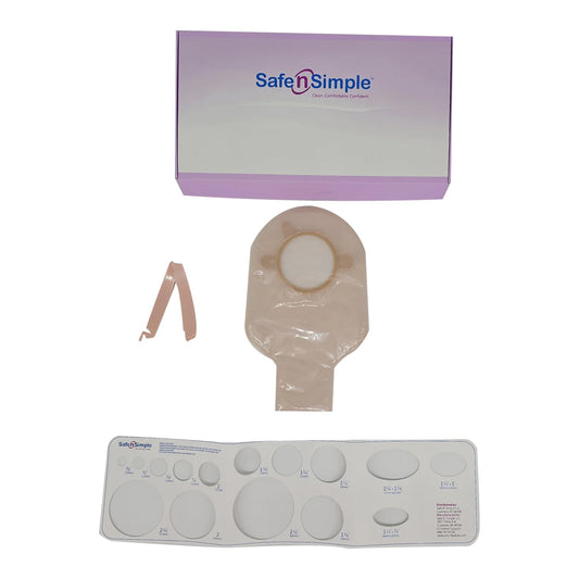Ost 2Pc Drn Flng Belt Tab Bge 9" 57Mm (10/Bx 8Bx/Cs)