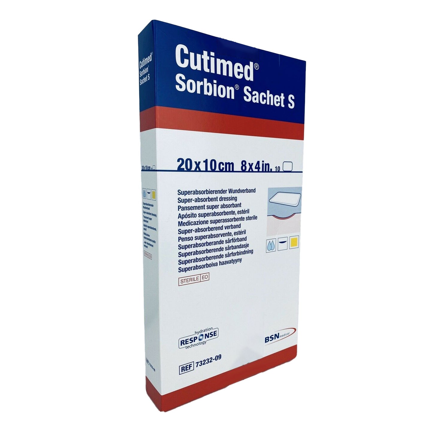 Cutimed® Sorbion® Sachet S Gelling Fiber Wound Dressing, 4 x 8 Inch