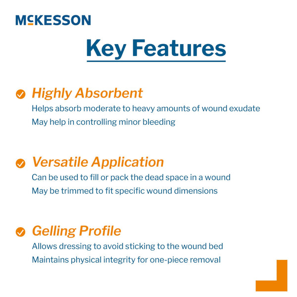 McKesson Alginate Dressing, 2 x 2 Inch