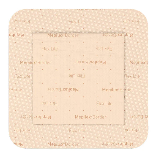 Mepilex® Border Flex Lite Silicone Foam Dressing, 6 x 6 Inch