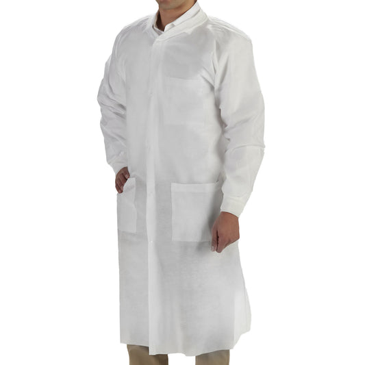 LabMates® Lab Coat, X-Large, White